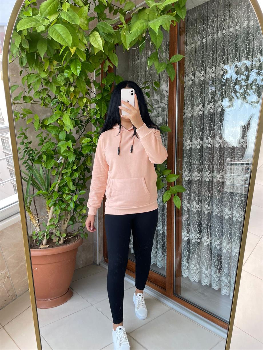 İÇİ ŞARDONLU SWEATSHİRT