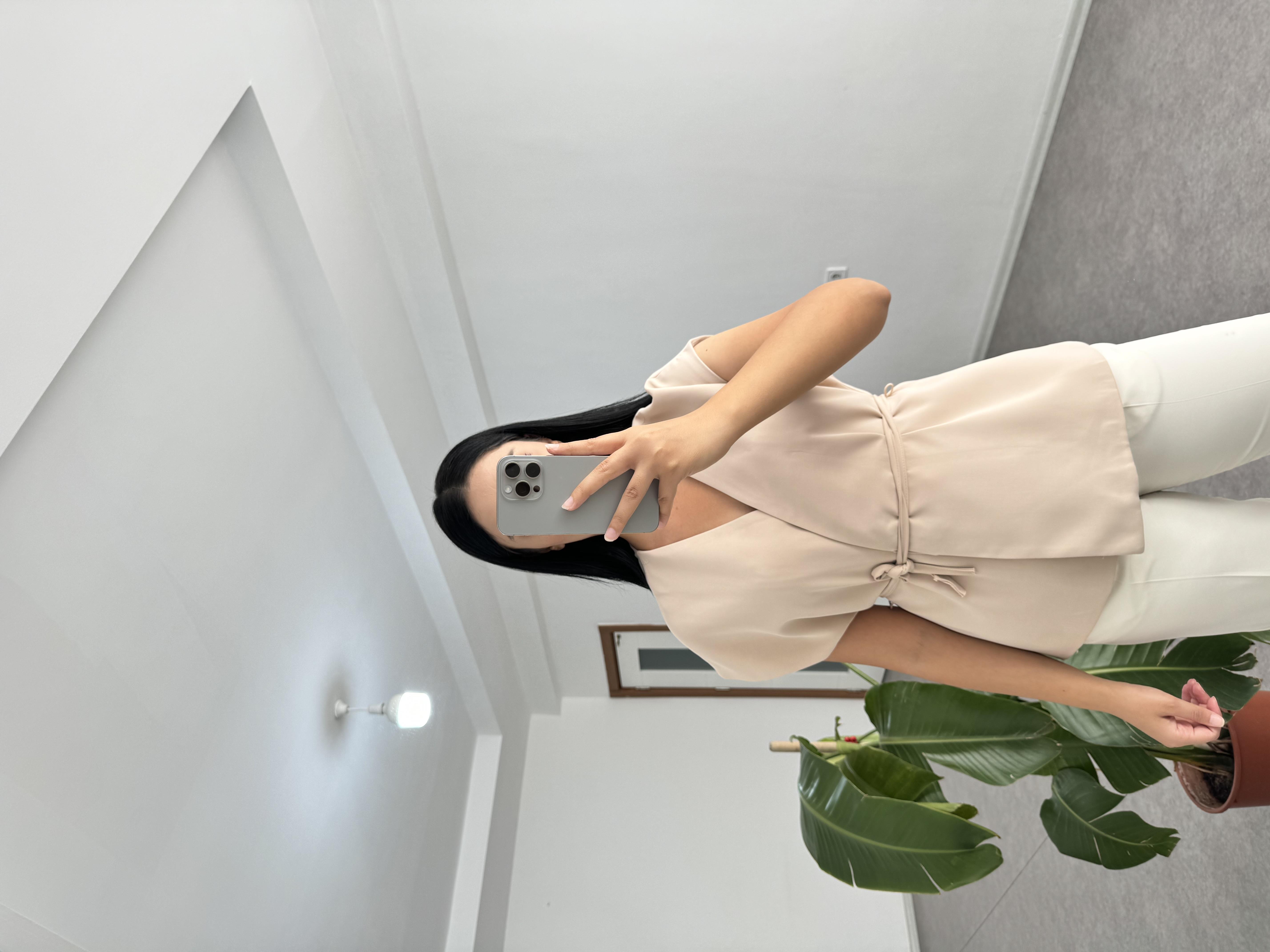 Krem Rengi Premium Yelek