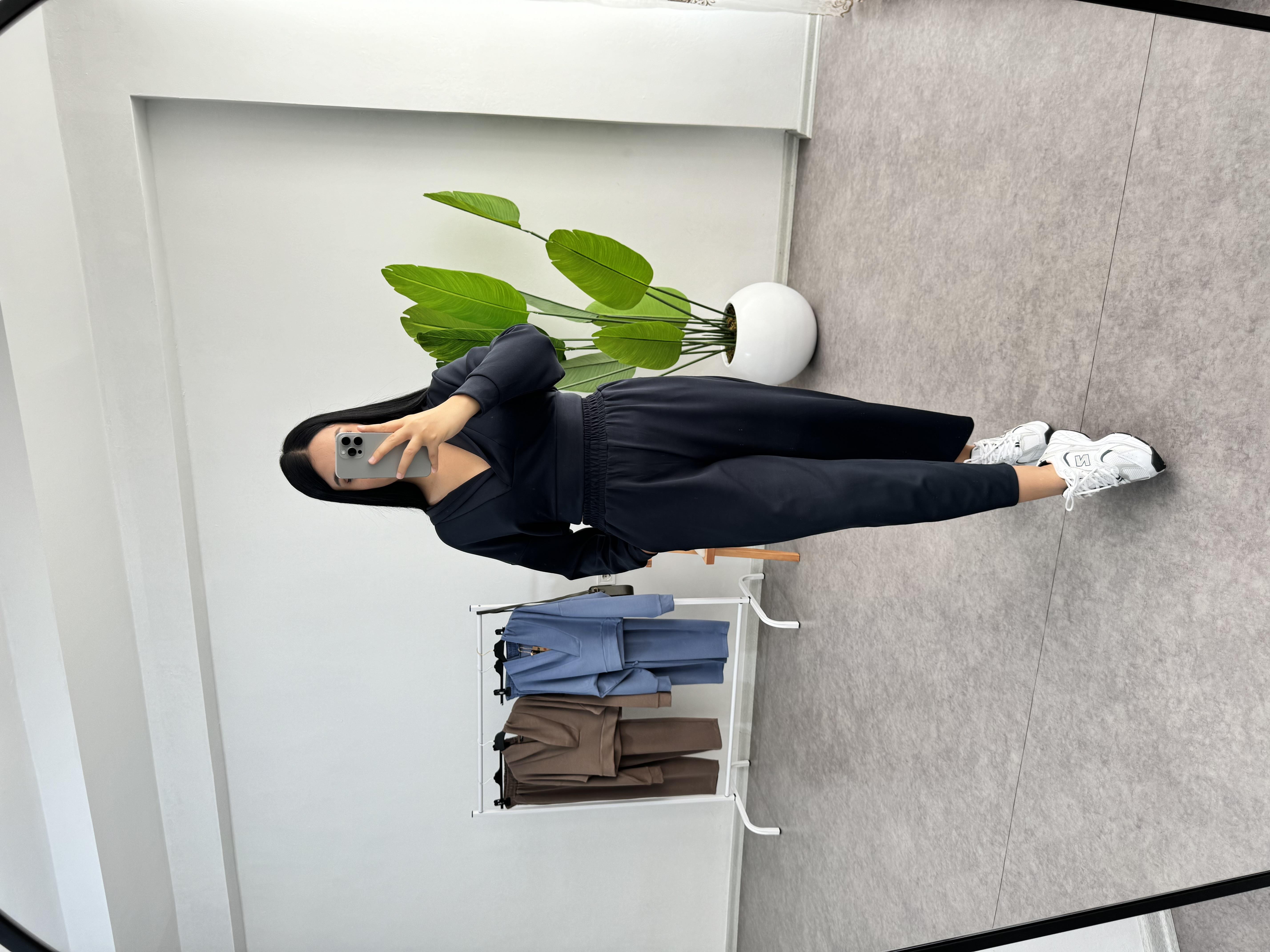 Modal Kumaş Oys Takım Füme