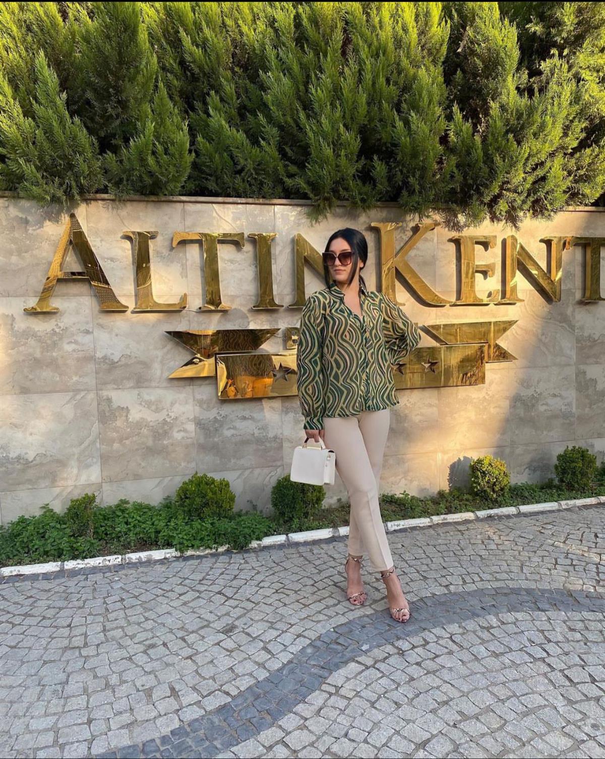 ŞİFON ÇOK RENKLİ GÖMLEK