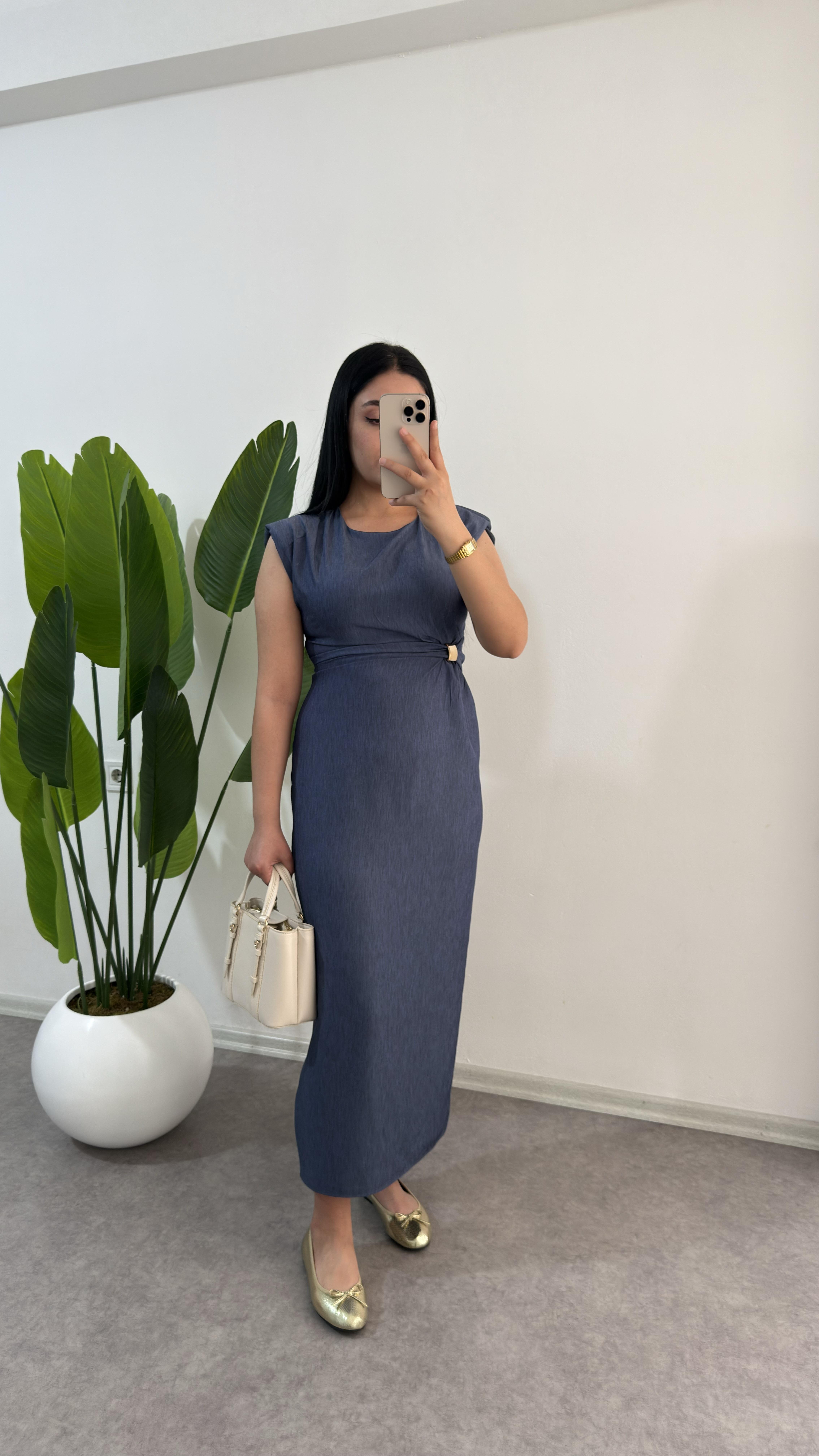 Viskon Kot Görünümlü Kumaş