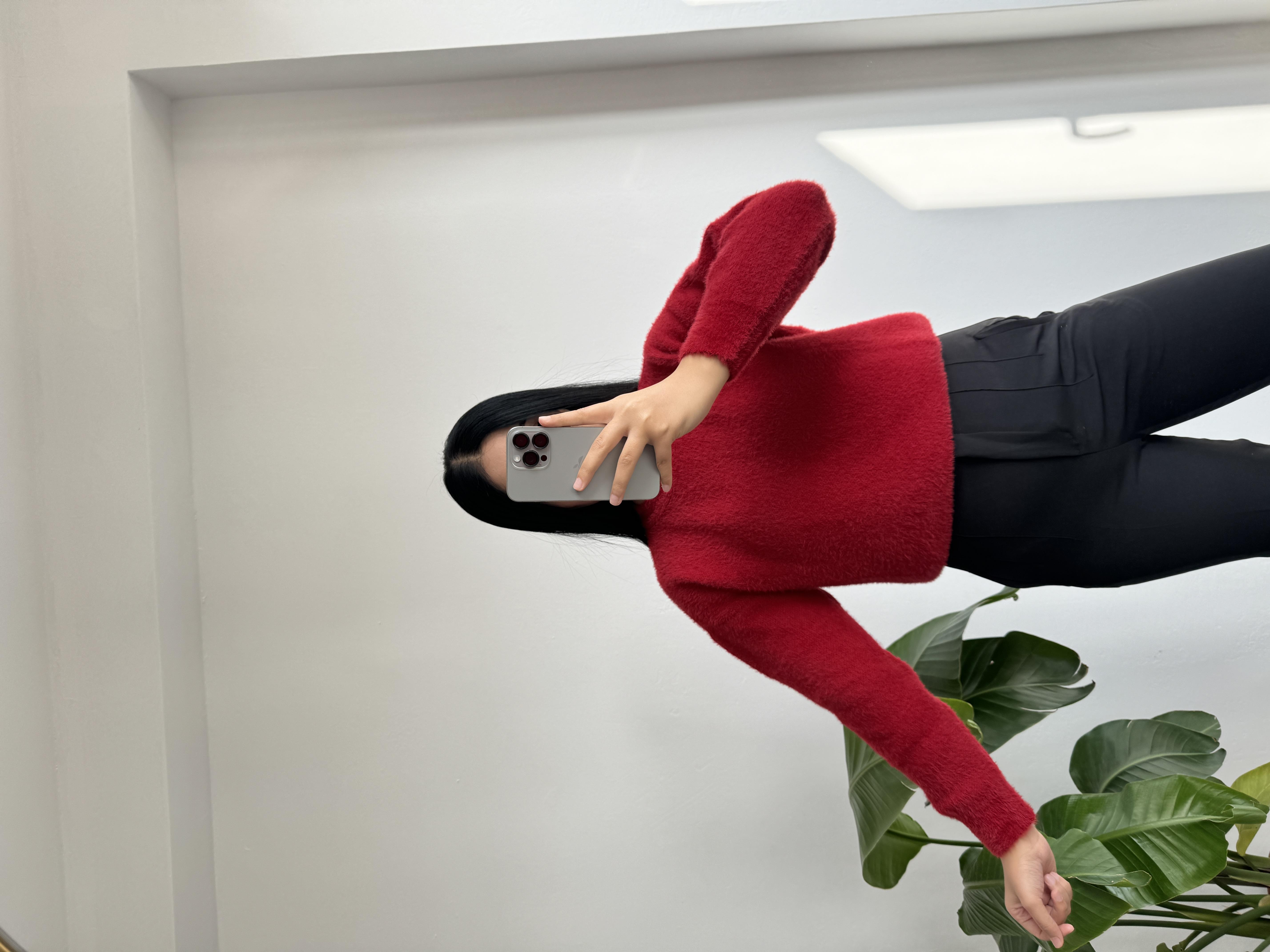 Yumoş kazak kırmızı 