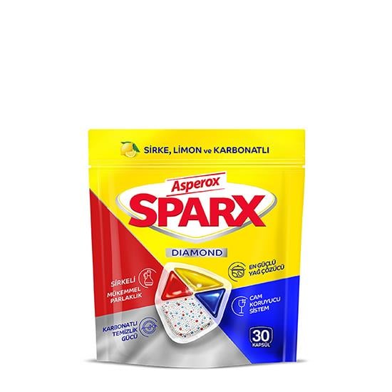 ASPEROX SPARX DIAMOND 30'LU BULAŞIK MAKİNESİ KAPSÜLÜ *6