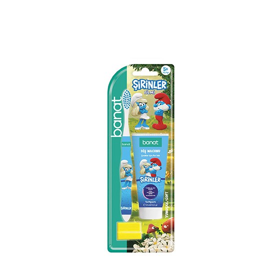BANAT DİŞ FIRÇASI+DİŞ MACUNU 25ml ŞİRİNLER *72--------