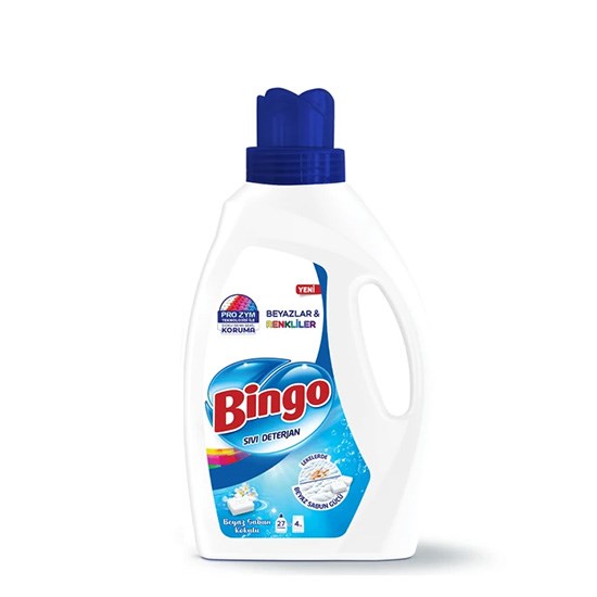 BİNGO SIVI MATİK 1.755ml BEYAZ ve RENKLİ BEYAZ SABUN *9