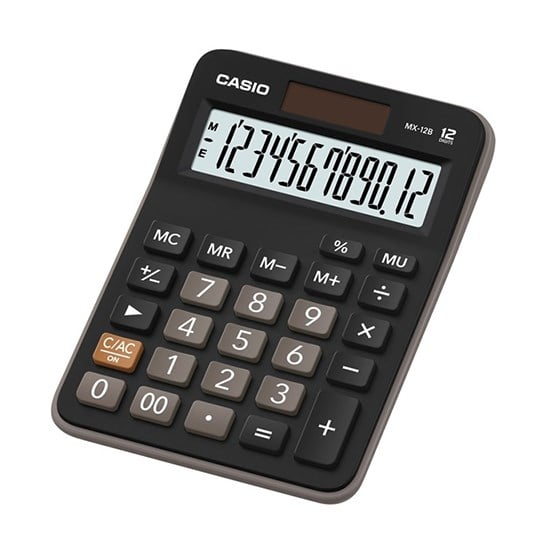 CASIO MX-12 B HESAP MAKİNESİ 