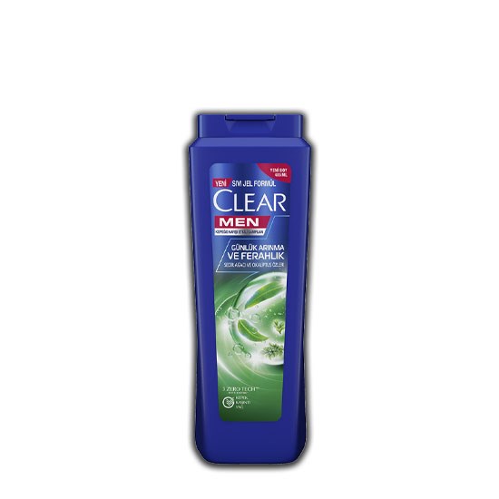 CLEAR ŞAMPUAN 350ml MEN GÜNLÜK ARIN.VE FERAHLIK