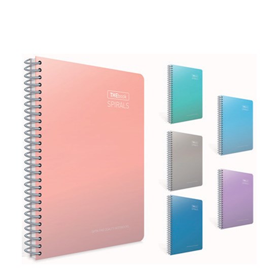 DEFTER GIPTA 17x24 100Y THEBOOK SPRALLİ SERT KPK ÇİZGİLİ