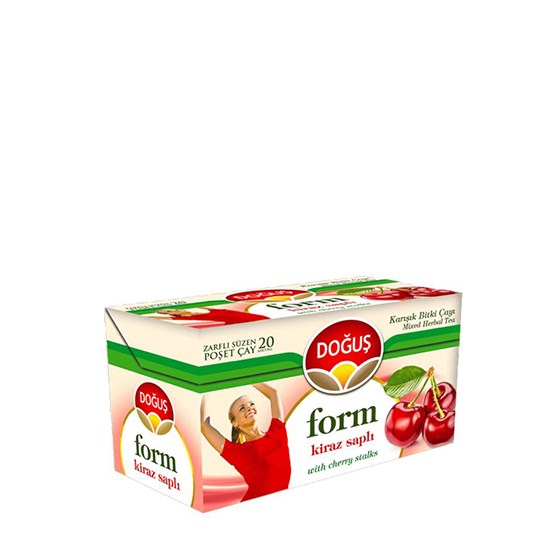DOĞUŞ BARDAK FORM KİRAZ SAPI ÇAYI 20'Lİ *12