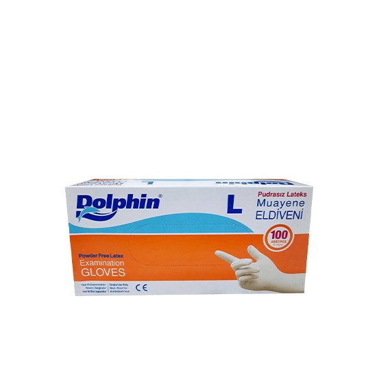 DOLPHİN LATEX PUDRASIZ (L) 100'lü *20