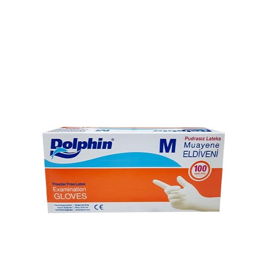 DOLPHİN LATEX PUDRASIZ (M) 100'lü *20
