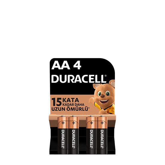 DURACELL 4'lü KALEM PİL AA*20