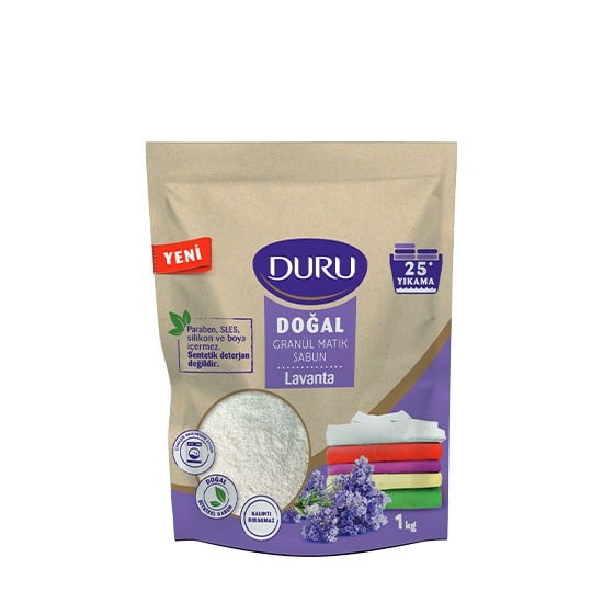 DURU GRANÜL SABUN TOZU 1kg LAVANTA *6