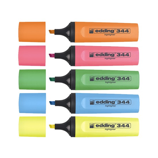 EDDİNG 344 FOSFORLU KALEM 5Lİ SET