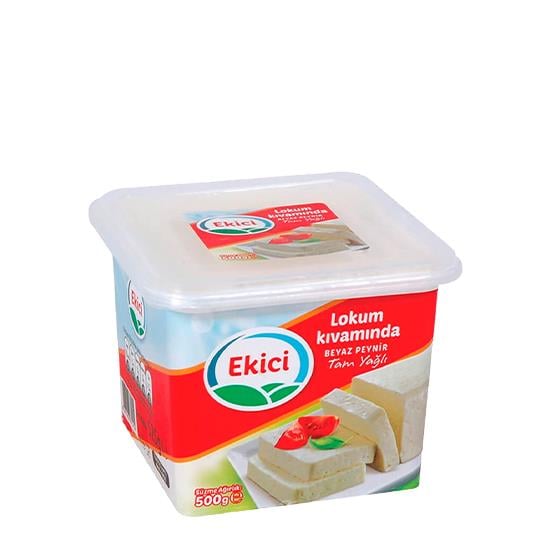 EKİCİ BEYAZ PEYNİR 500gr LOKUM KIVAMINDA*12