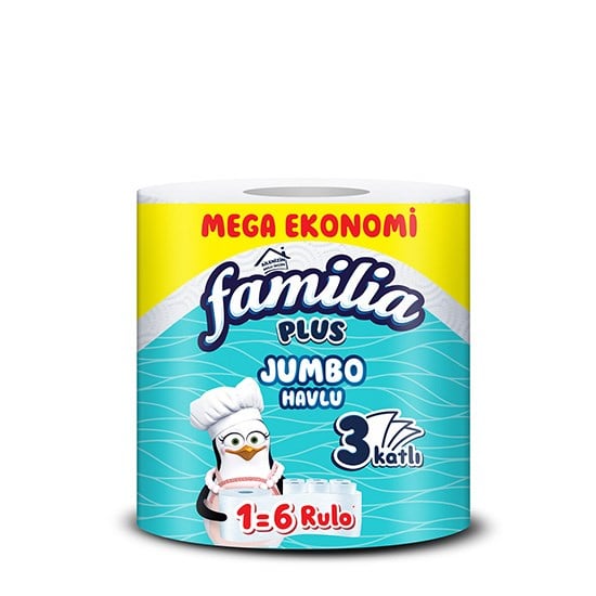 FAMİLİA JUMBO XXL HAVLU 1=6 NAT.BAMBU *6