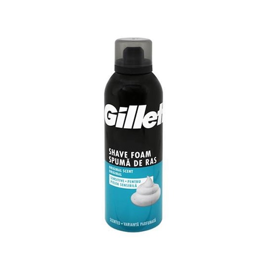 GİLLETTE TIRAŞ KÖPÜĞÜ 200ml HASSAS