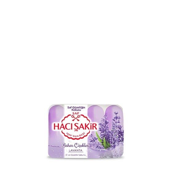 HACI ŞAKİR GÜZ SABUN 4'LÜ LAVANTA BAHAR 280gr *24