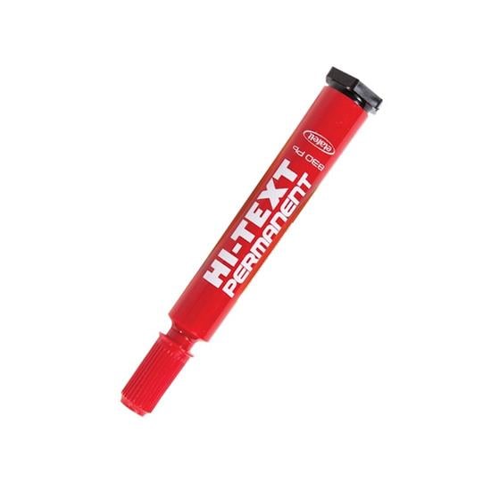 HI-TEXT MARKER KIRMIZI KESİK UÇLU *12