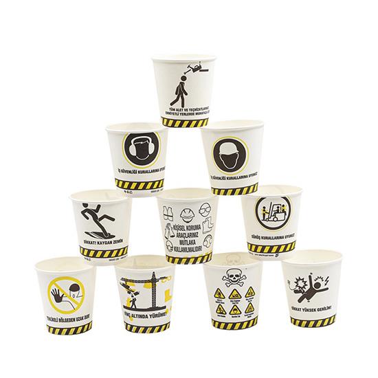 KARTON BARDAK 7oz İŞ GÜVENLİĞİ 50'Lİ PAKET