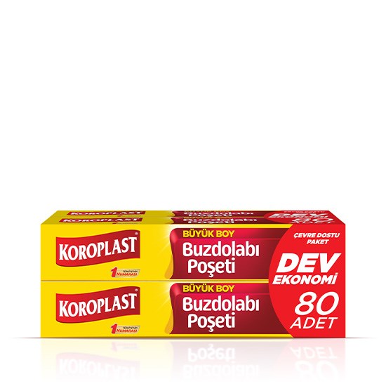 KOROPLAST BUZDOLABI POŞETİ 30x45 80'Lİ BÜYÜK