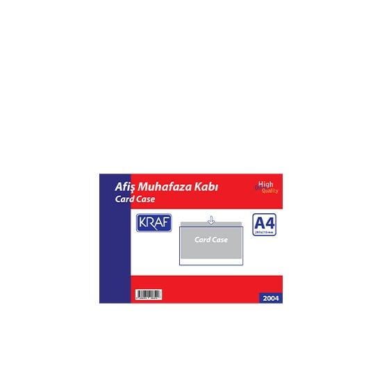 KRAF 2004 AFİŞ MUHAFAZA KABI A4 297x210mm *10