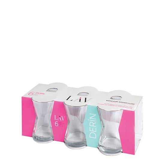 LAV DERİN 312 6'LI ÇAY BARDAĞI 140cc *8