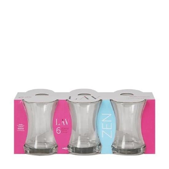 LAV ZEN-313 6'lı SADE ÇAY BARDAĞI *8