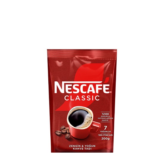NESCAFE CLASSİC 200gr POŞET *6