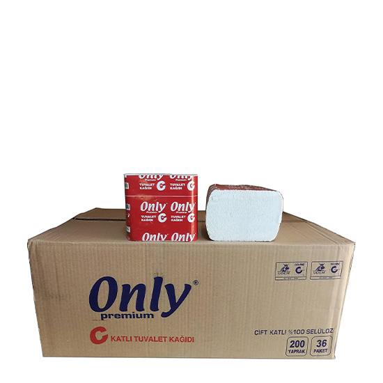 ONLY C KAT PREMİUM TUVALET KAĞIDI ÇİFT KAT 36x200'LÜ