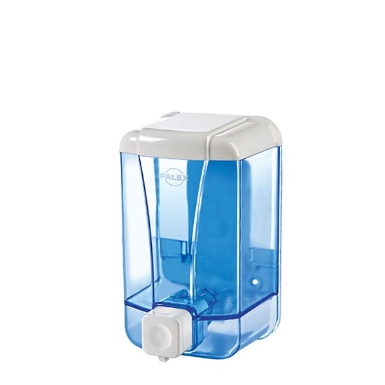 PALEX 3420-1 SIVI SABUN DİSPANSERİ 500ml ŞEFFAF MAVİ*50