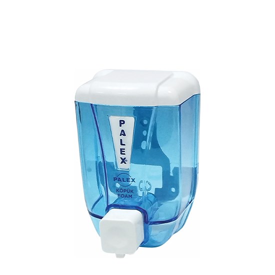 PALEX 3424-1 KÖPÜK SABUN DİSPANSERİ 500ml ŞEFFAF MAVİ *50