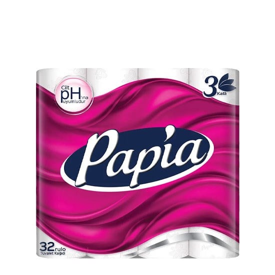 PAPİA TUVALET KAĞIDI 32'Lİ 3 KAT *3