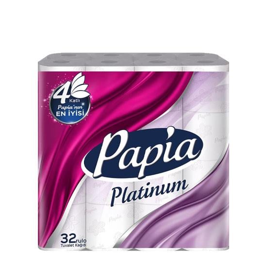 PAPİA TUVALET KAĞIDI 32'Lİ 4 KAT PLATİNUM *3