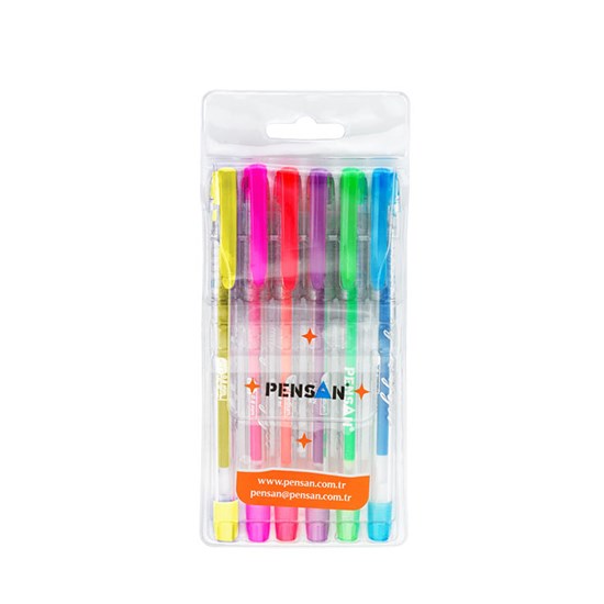 PENSAN MY-KING NEON JEL 6'LI KALEM SET