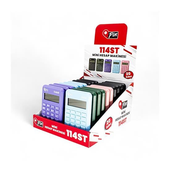 PİN 114ST HESAP MAKİNESİ CEP TİPİ *20