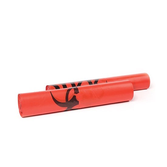 RULO ÇÖP POŞETİ TIBBİ ATIK 80x110 JUMBO KIRMIZI *20