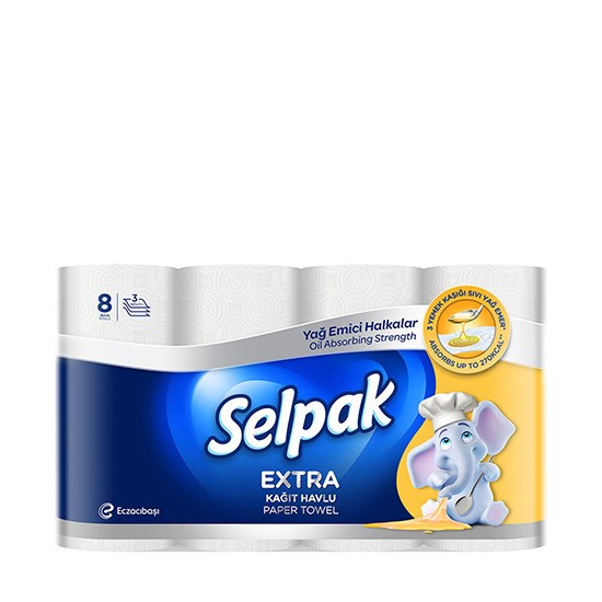 SELPAK HAVLU 8'Lİ EXTRA *3