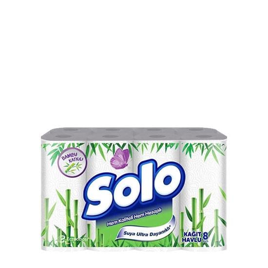SOLO HAVLU 8'Lİ BAMBU KATKILI *3