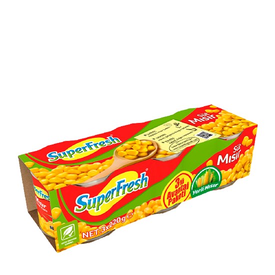 SÜPERFRESH MISIR 3x200gr *15