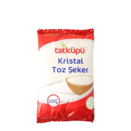TATKÜPÜ TOZ ŞEKER 3kg *8