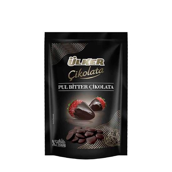 ÜLKER DAMLA ÇİKOLATA 100gr PUL BİTTER