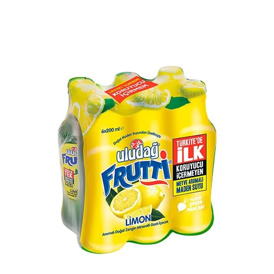 ULUDAĞ FRUTTİ 6'lı LİMON SODA*4