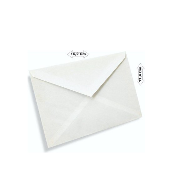ZARF 100'LÜ 114x162 DÜZ BEYAZ *5(100)