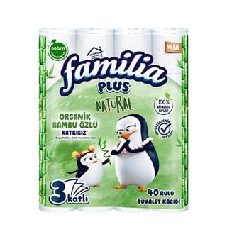 FAMİLİA TUVALET KAĞIDI 40'LI PLUS BAMBU ÖZLÜ *3