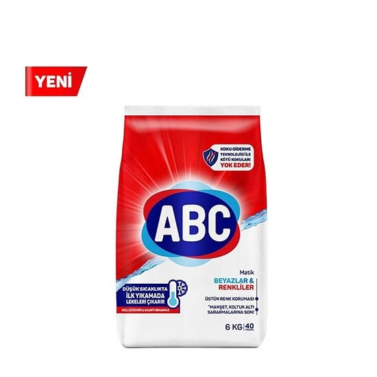 ABC MATİK 6kg GÜL RENKLİ ve BEYAZ