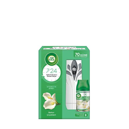 AİRWICK MAKİNA + 250ml YEDEK BAHAR ÇİÇEKLERİ *4