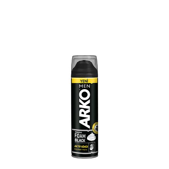 ARKO TIRAŞ KÖPÜĞÜ 200ml BLACK *6