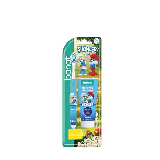 BANAT DİŞ FIRÇASI+DİŞ MACUNU 25ml ŞİRİNLER *72--------