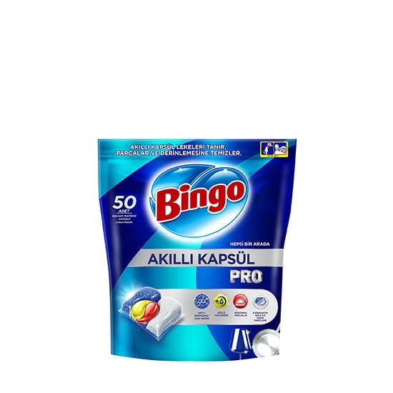 BİNGO AKILLI BULAŞIK KAPSÜLÜ 50'Lİ PRO